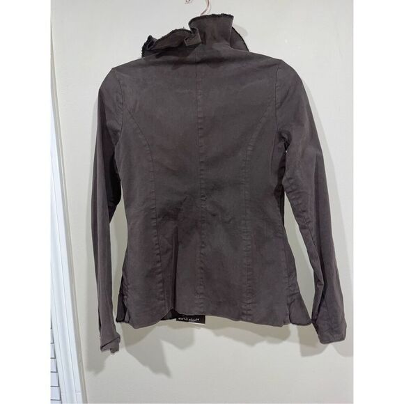 NWT Manila Grace Made in Italy Brown Giacca Jacket Women's 40 - Picture 5 of 5